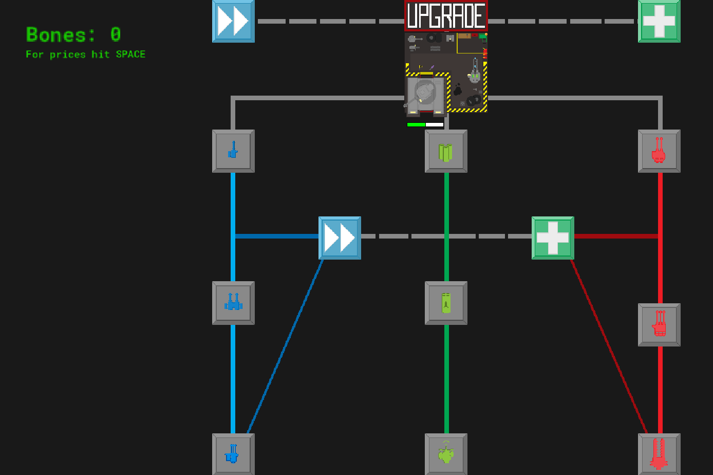 The player completing an in game slider type puzzle